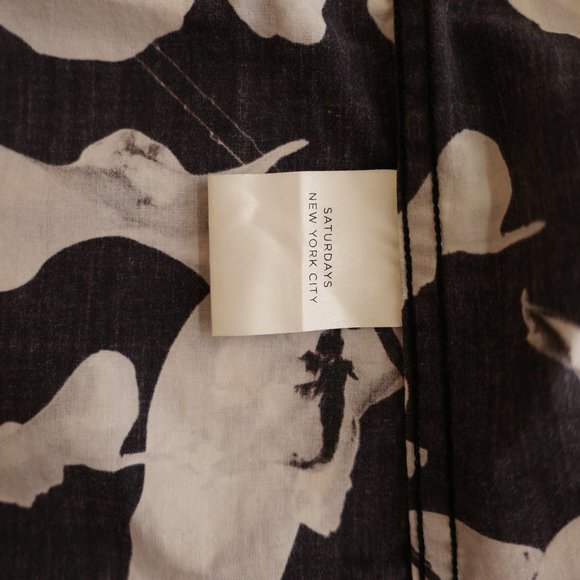 Saturdays New York City Patterned Short Sleeve Button Down - Picture 5 of 8